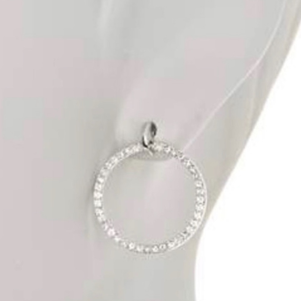 EXCLUSIVE DROP EARRINGS ROUND PAVE NORDSTROM - Picture 4 of 6